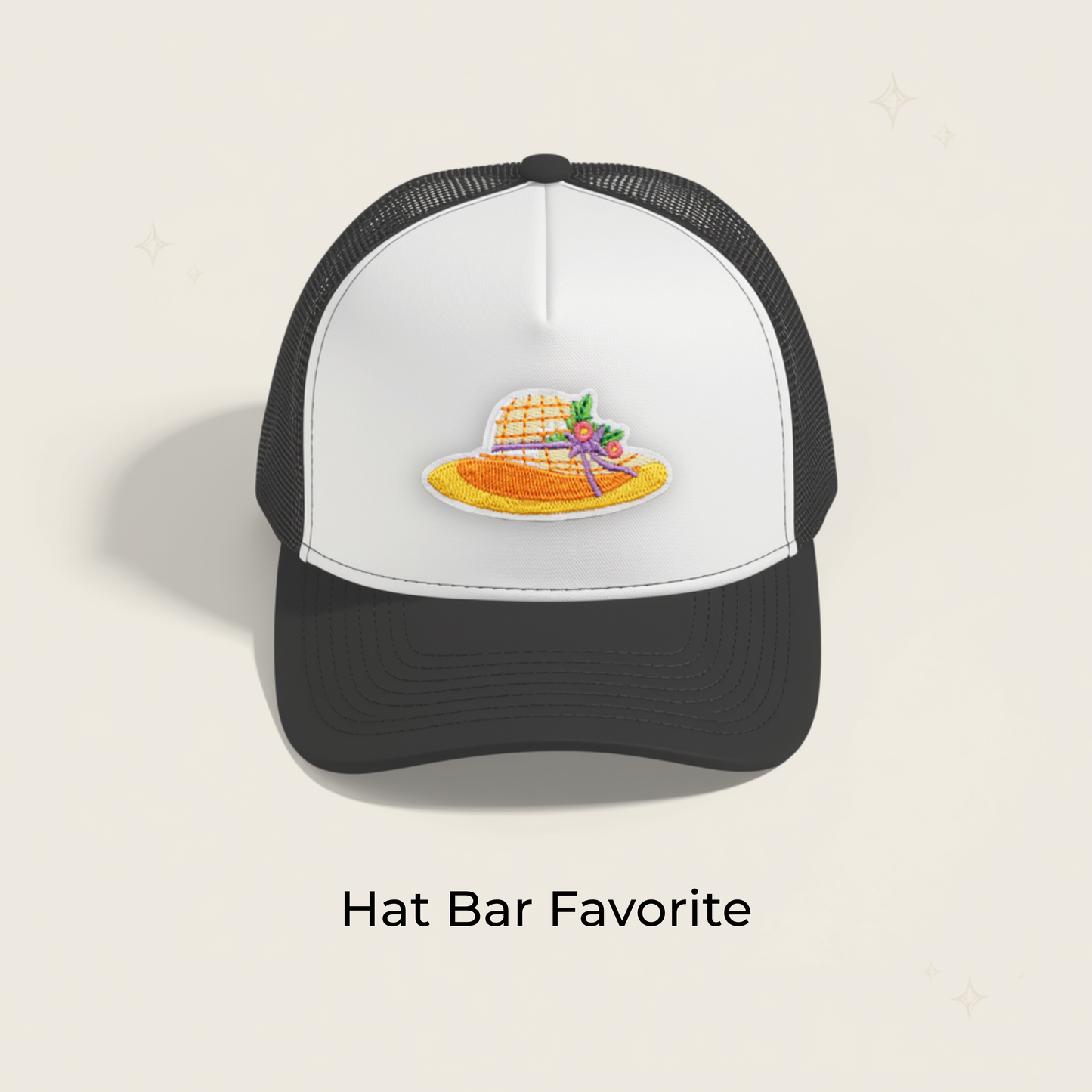 Garden Hat Embroidered Patch- RTS