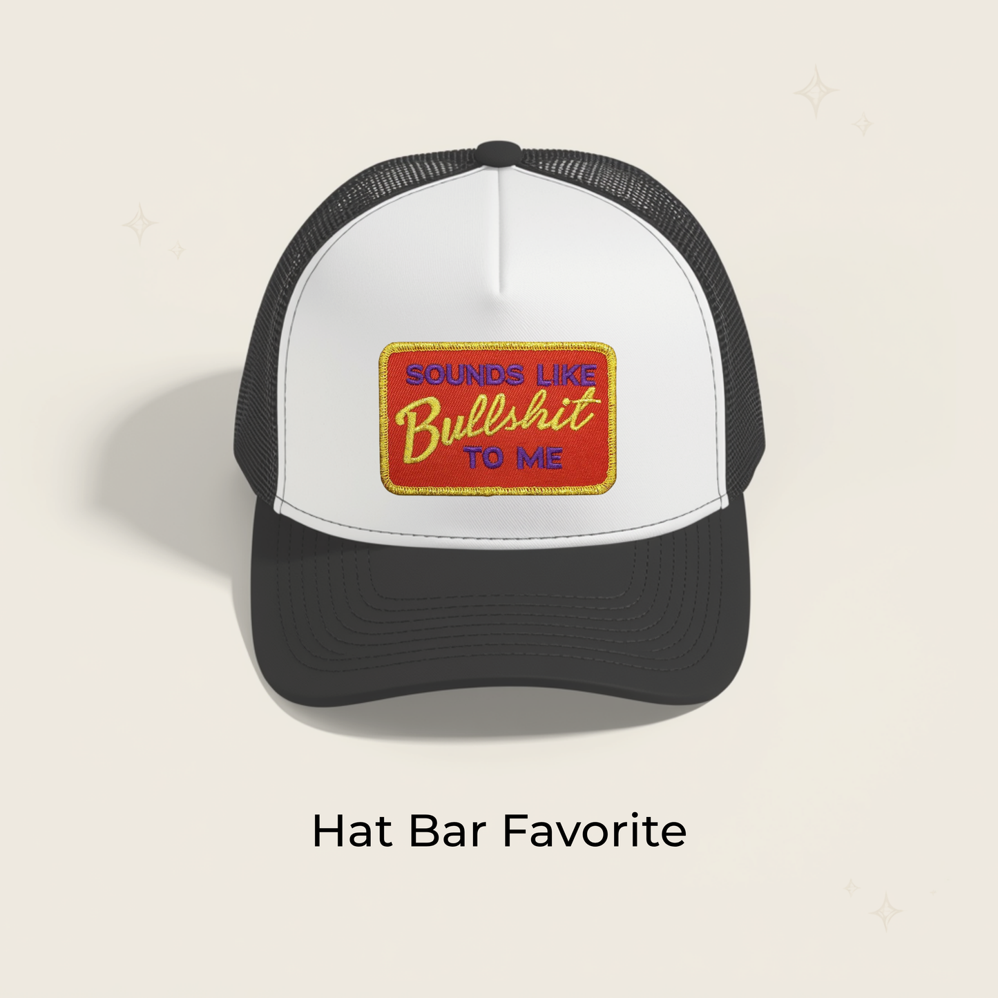 Sounds Like BS Embroidered Patch- RTS