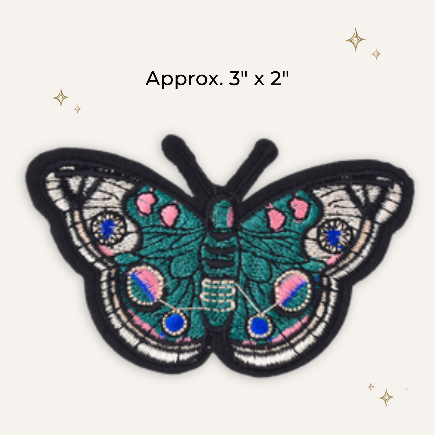 Butterfly Embroidered Patch- RTS