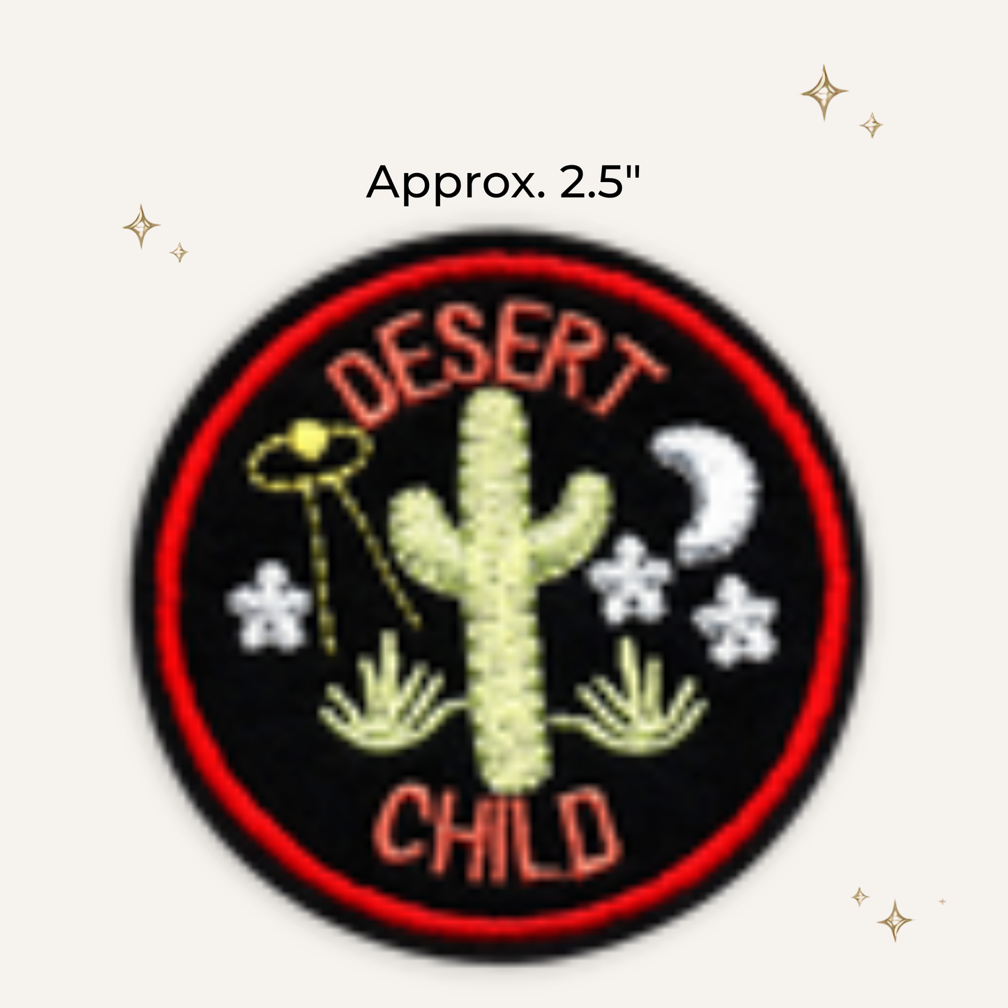Desert Child Badge Embroidered Patch - RTS