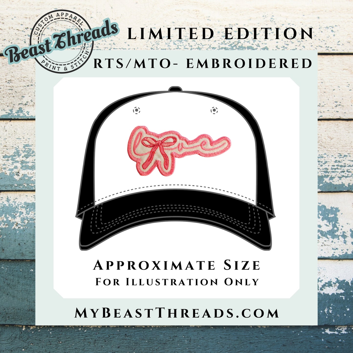 Love Coquet Embroidered Patch - RTS/MTO