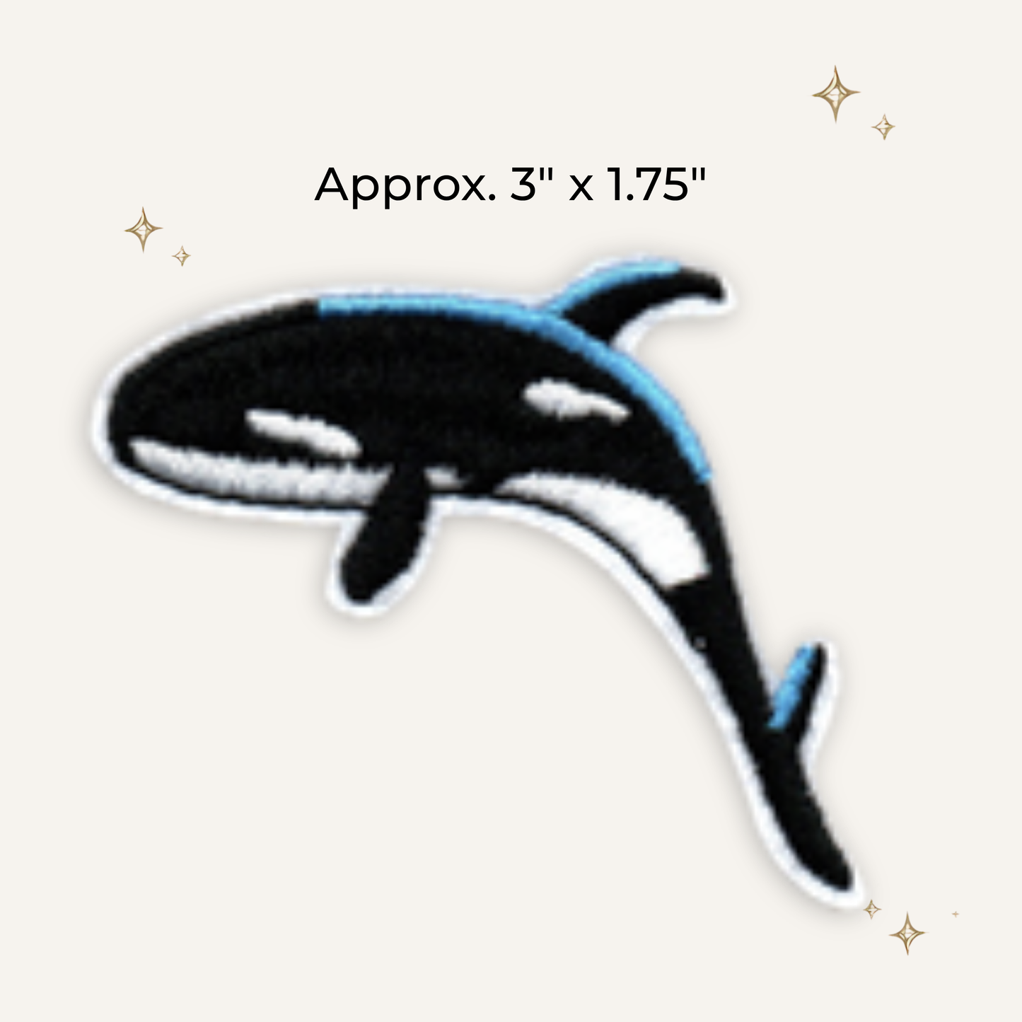 Orca Embroidered Patch - RTS