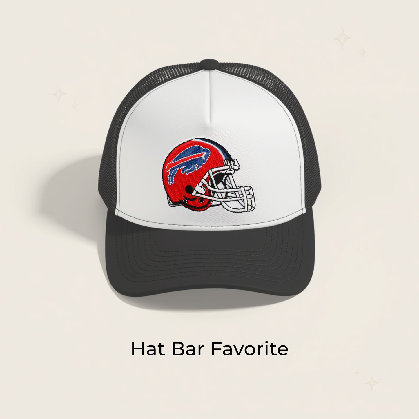 Bills Helmet Embroidered Patch- RTS
