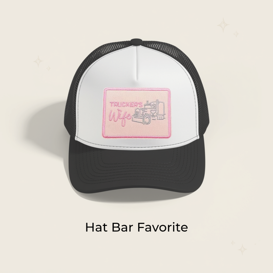 Trucker's Wife Embroidered Patch