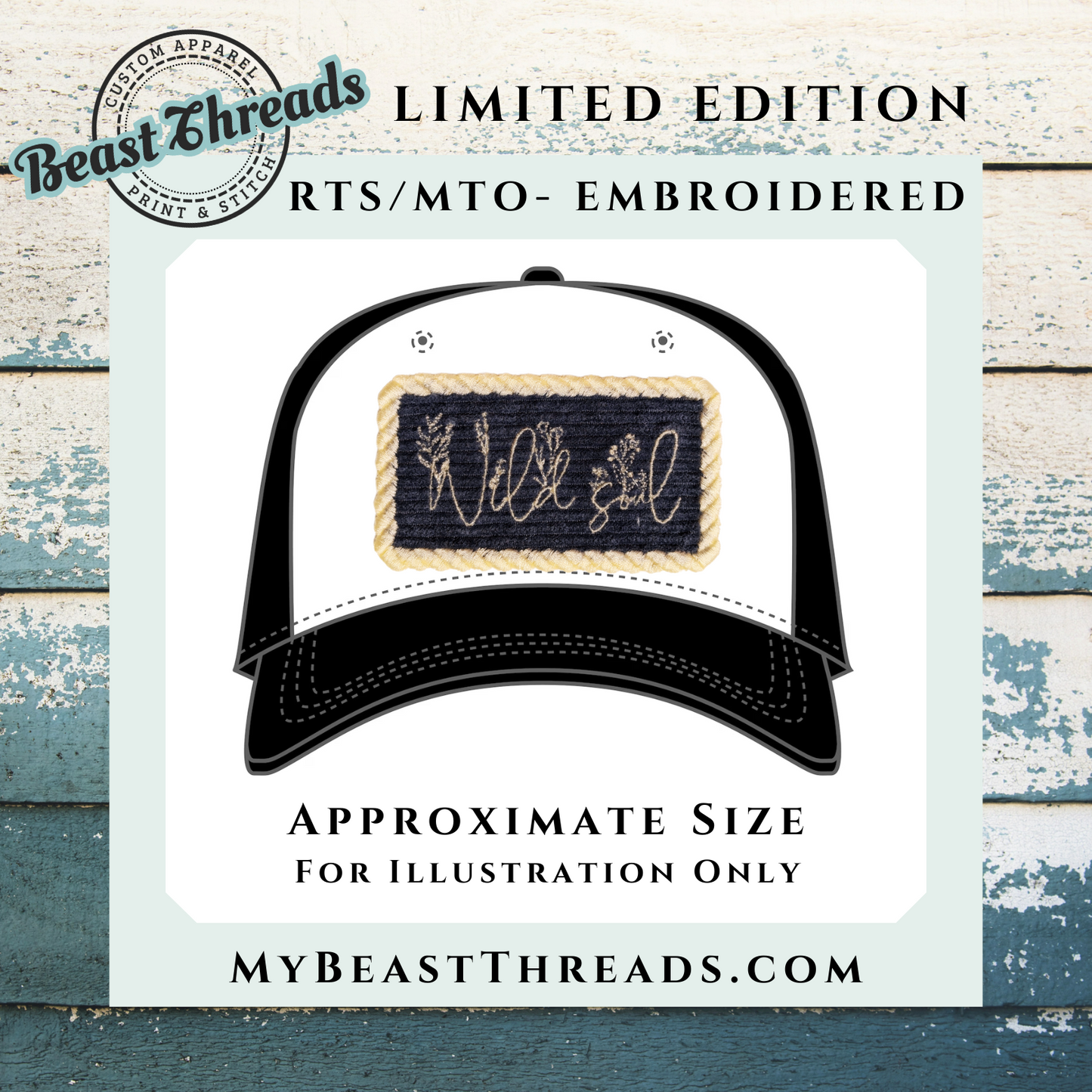Wild Soul Embroidered Patch - RTS/MTO