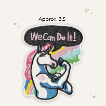 Unicorn Power Embroidered Patch - RTS