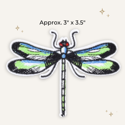 Dragonfly Embroidered Patch- RTS