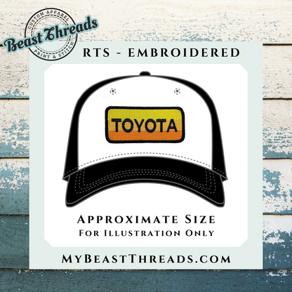 Toyota Retro Embroidered Patch- RTS