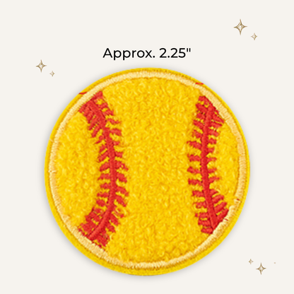 Softball Embroidered Patch - RTS