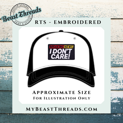 Breaking News Embroidered Patch - RTS