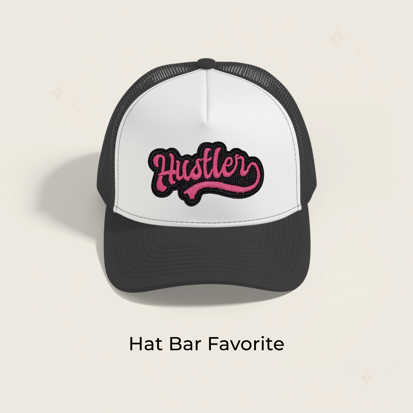 Hustler Pink Embroidered Patch