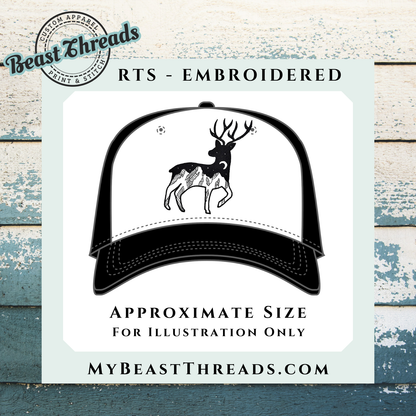 Deer Starlight Embroidered Patch- RTS