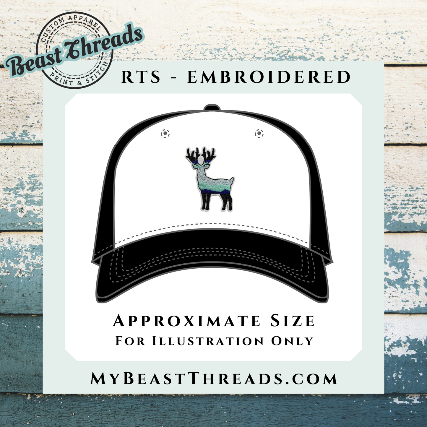 Buck Mountain Embroidered Patch- RTS
