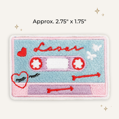Lover Cassette Embroidered Patch - RTS