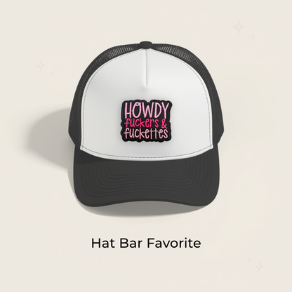 Howdy F*ckers & F*ckettes Embroidered Patch