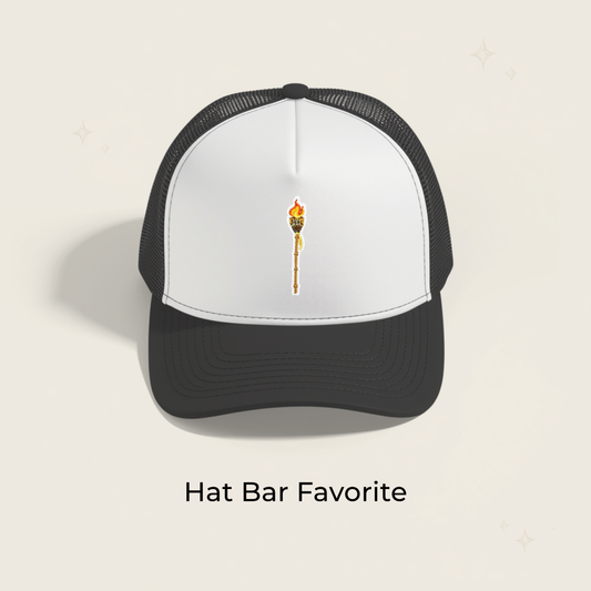 Tiki Torch Embroidered Patch