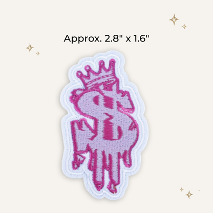 Money Queen Embroidered Patch - RTS
