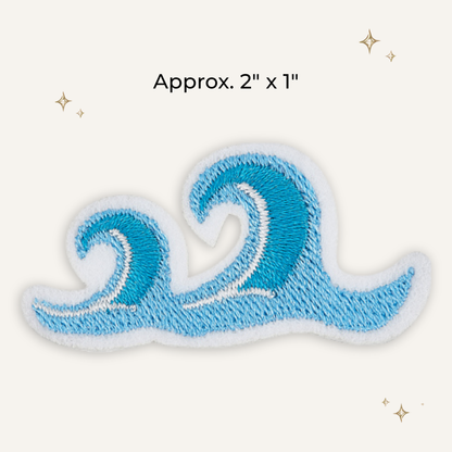 Wave Embroidered Patch - RTS