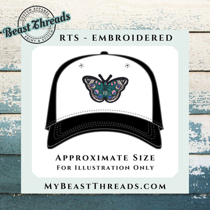 Butterfly Embroidered Patch- RTS