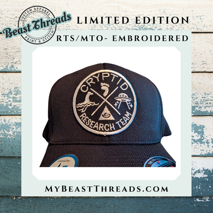 Cryptid Hunter Embroidered Patch - RTS/MTO