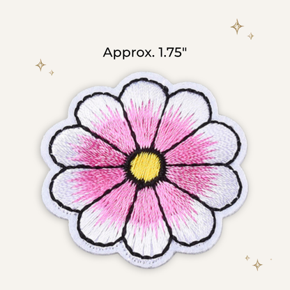 Flower Power Embroidered Patch- RTS