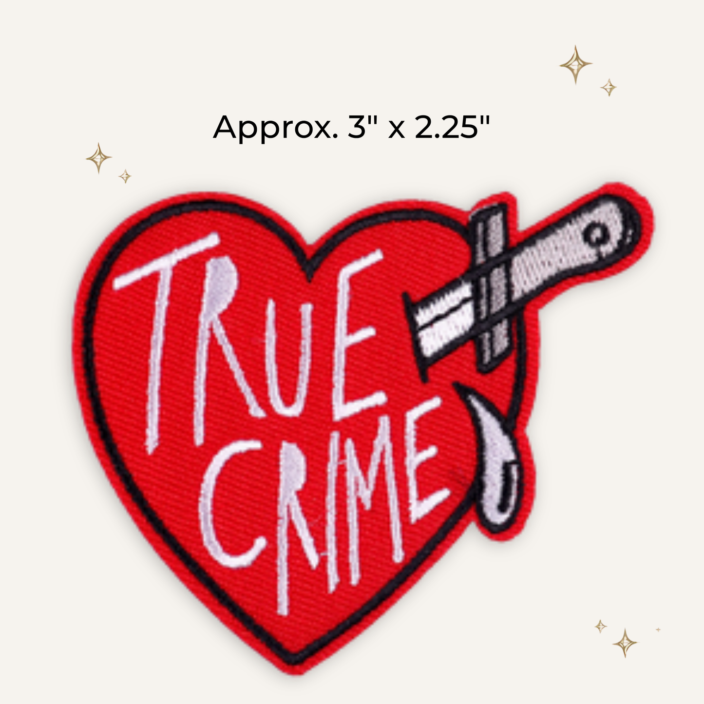 True Crime Embroidered Patch - RTS
