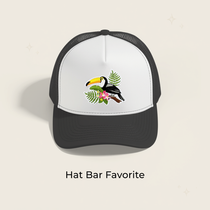 Tropical Toucan Embroidered Patch