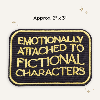 Attached to Fictional Character Embroidered Patch- RTS