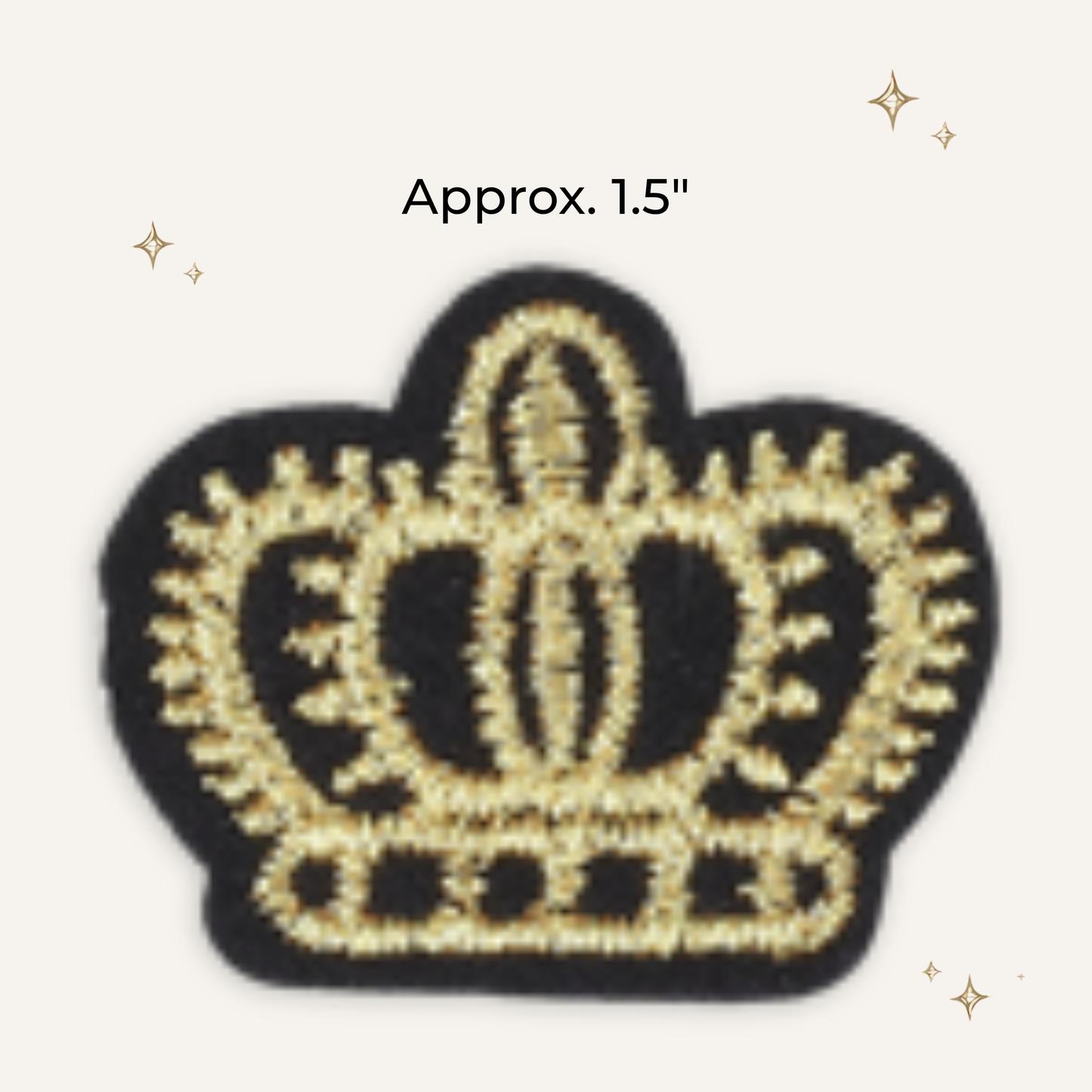 Crown Embroidered Patch- RTS