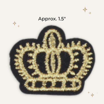 Crown Embroidered Patch- RTS