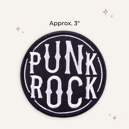 Punk Rock Embroidered Patch - RTS