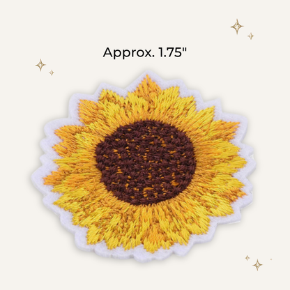 Sunflower 2 Embroidered Patch- RTS