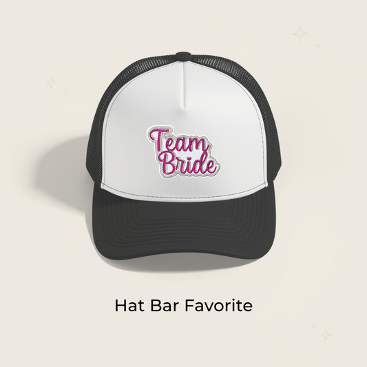 Team Bride Embroidered Patch