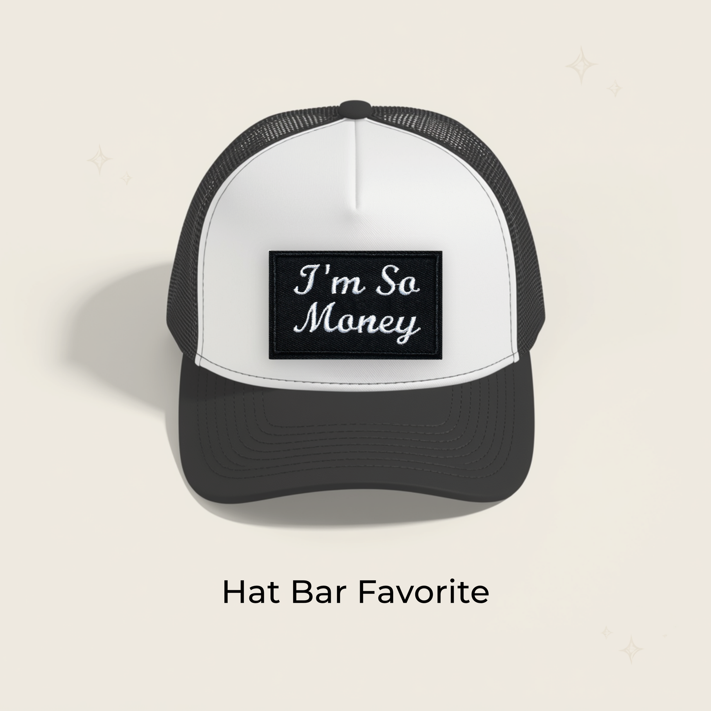 I'm So Money Embroidered Patch- RTS