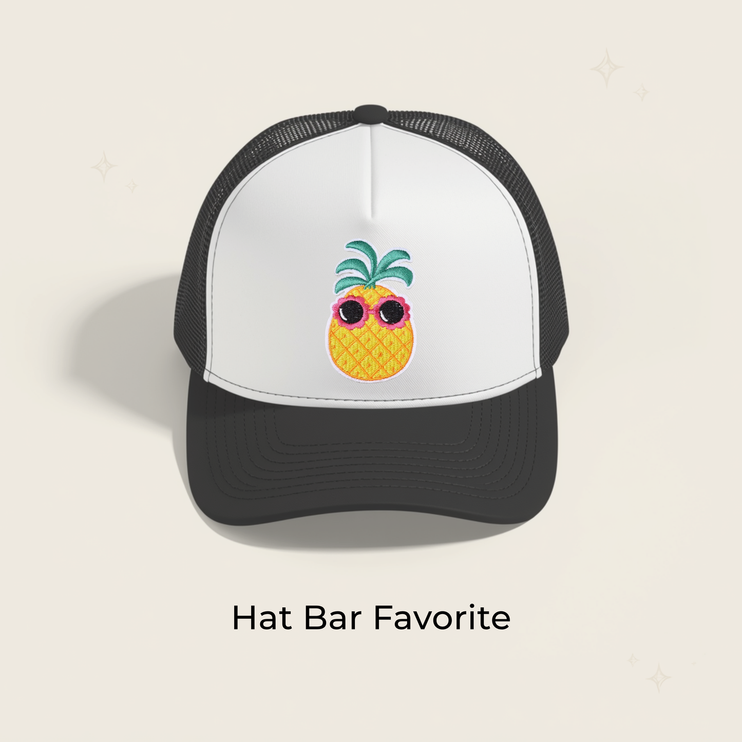Cool Pineapple Embroidered Patch