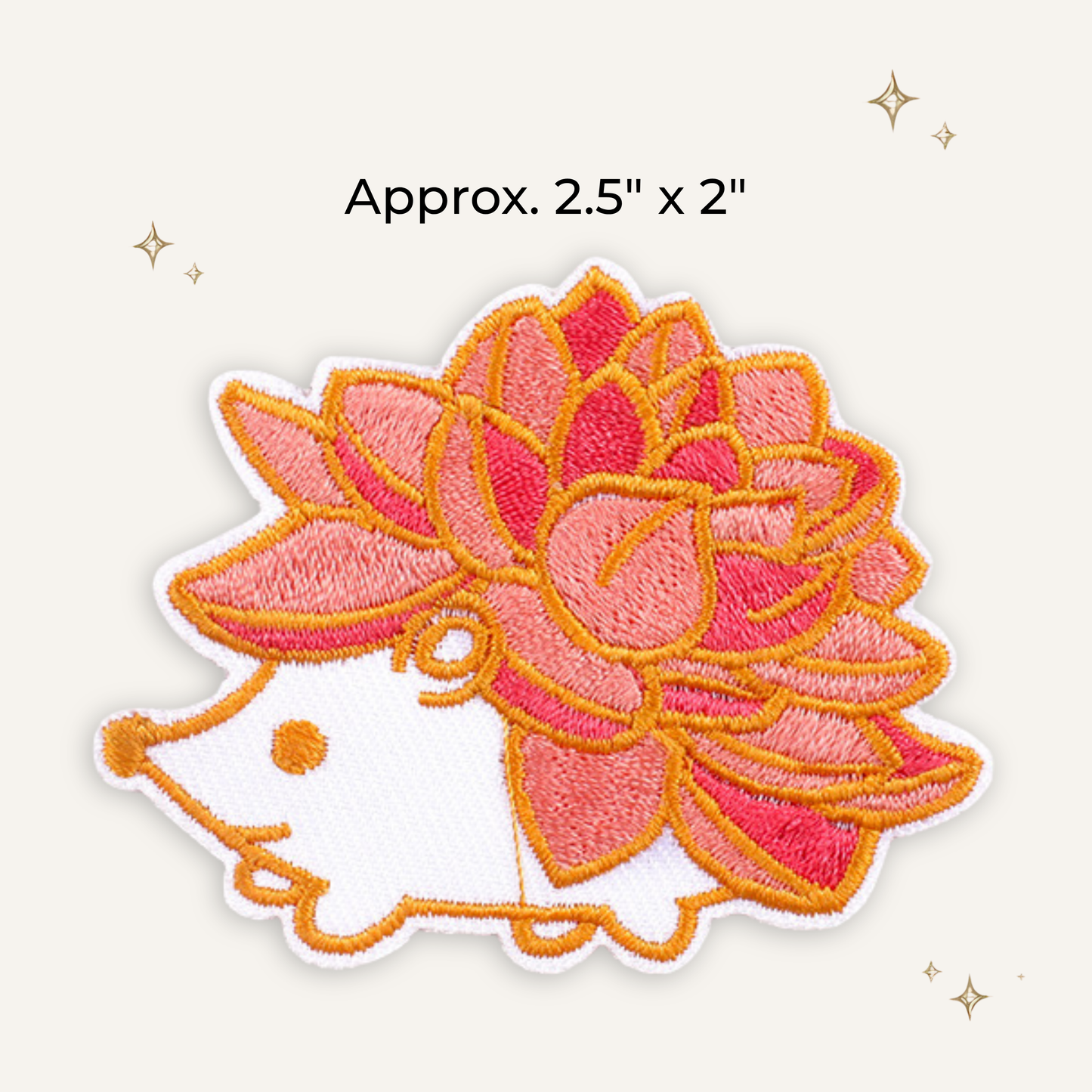 Porcupine Flower Embroidered Patch- RTS
