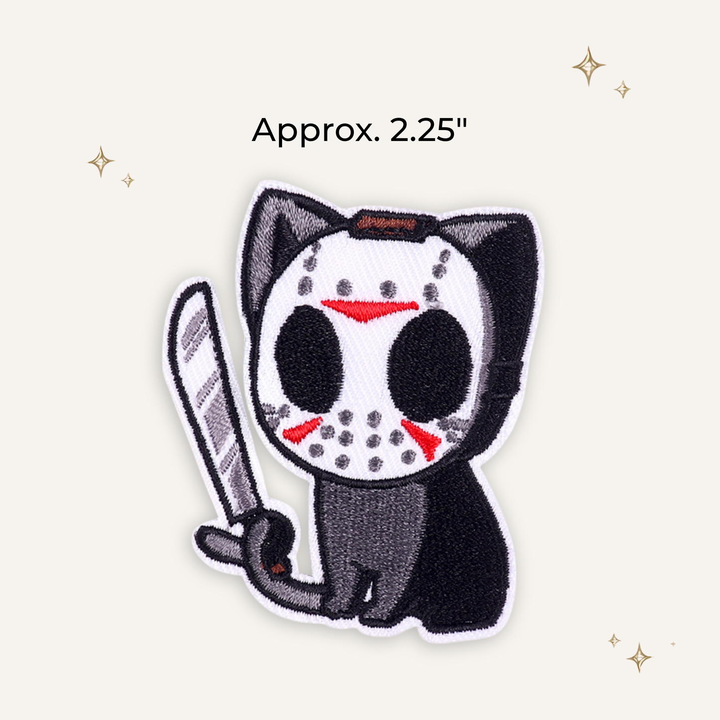 Jason Kitty Embroidered Patch- RTS