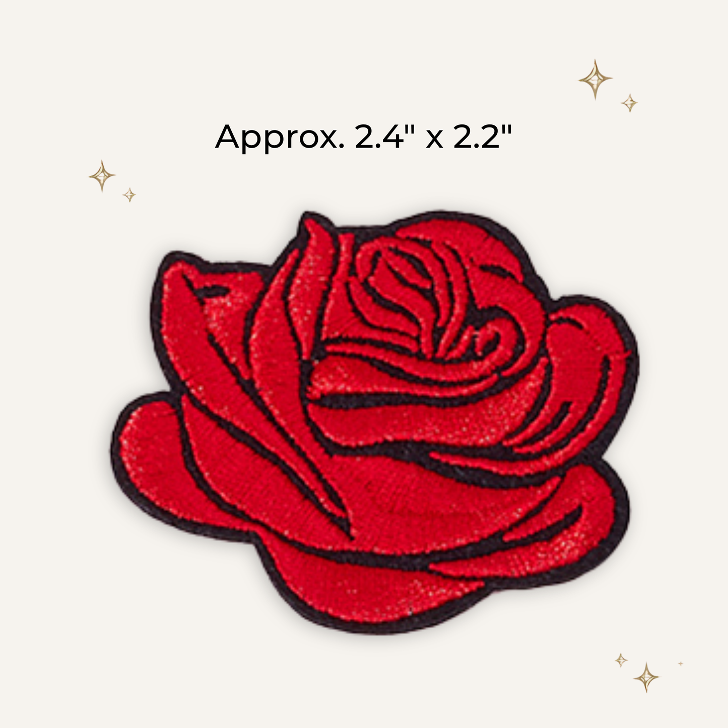 Roses 9 Colors Embroidered Patch