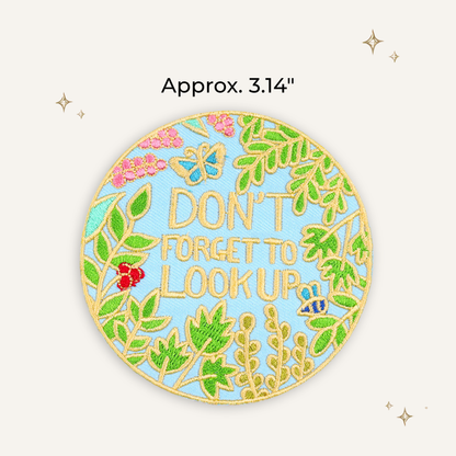 Don't Forget to Lookup Embroidered Patch