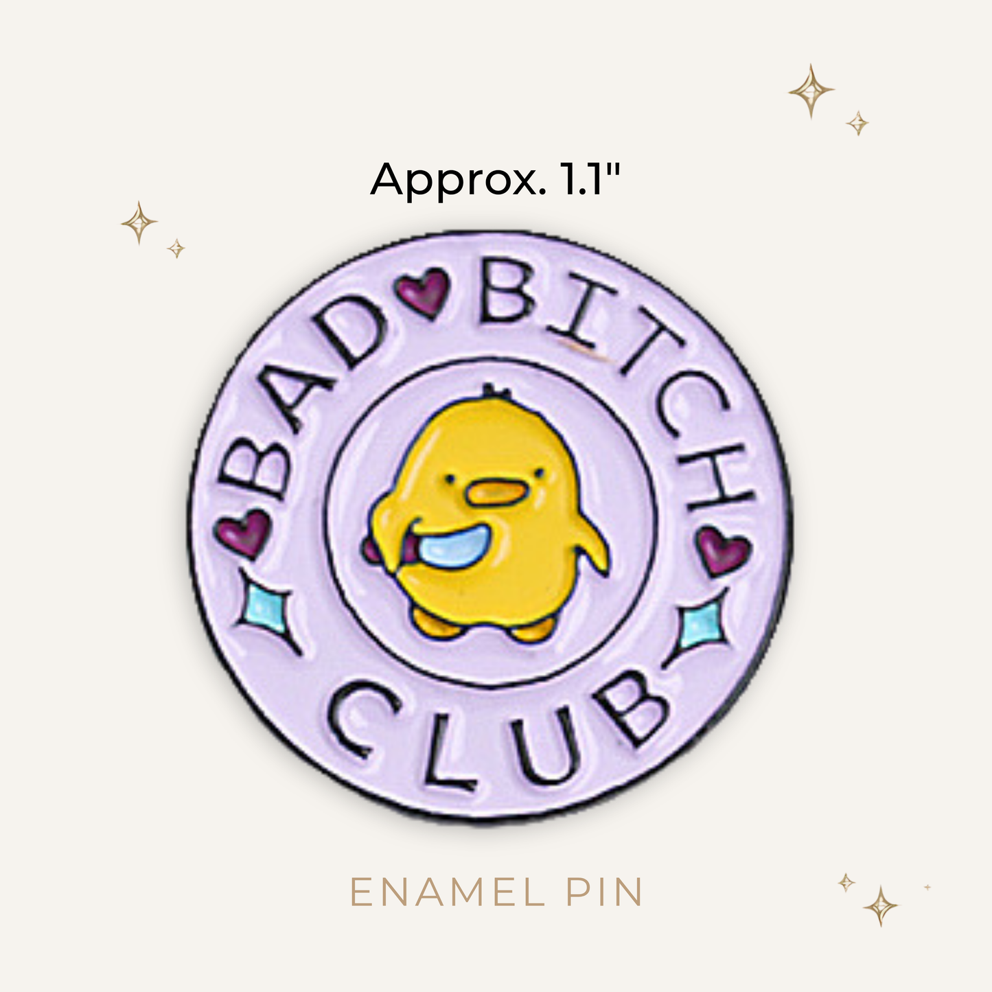 Bad Bitch Club Enamel Pin