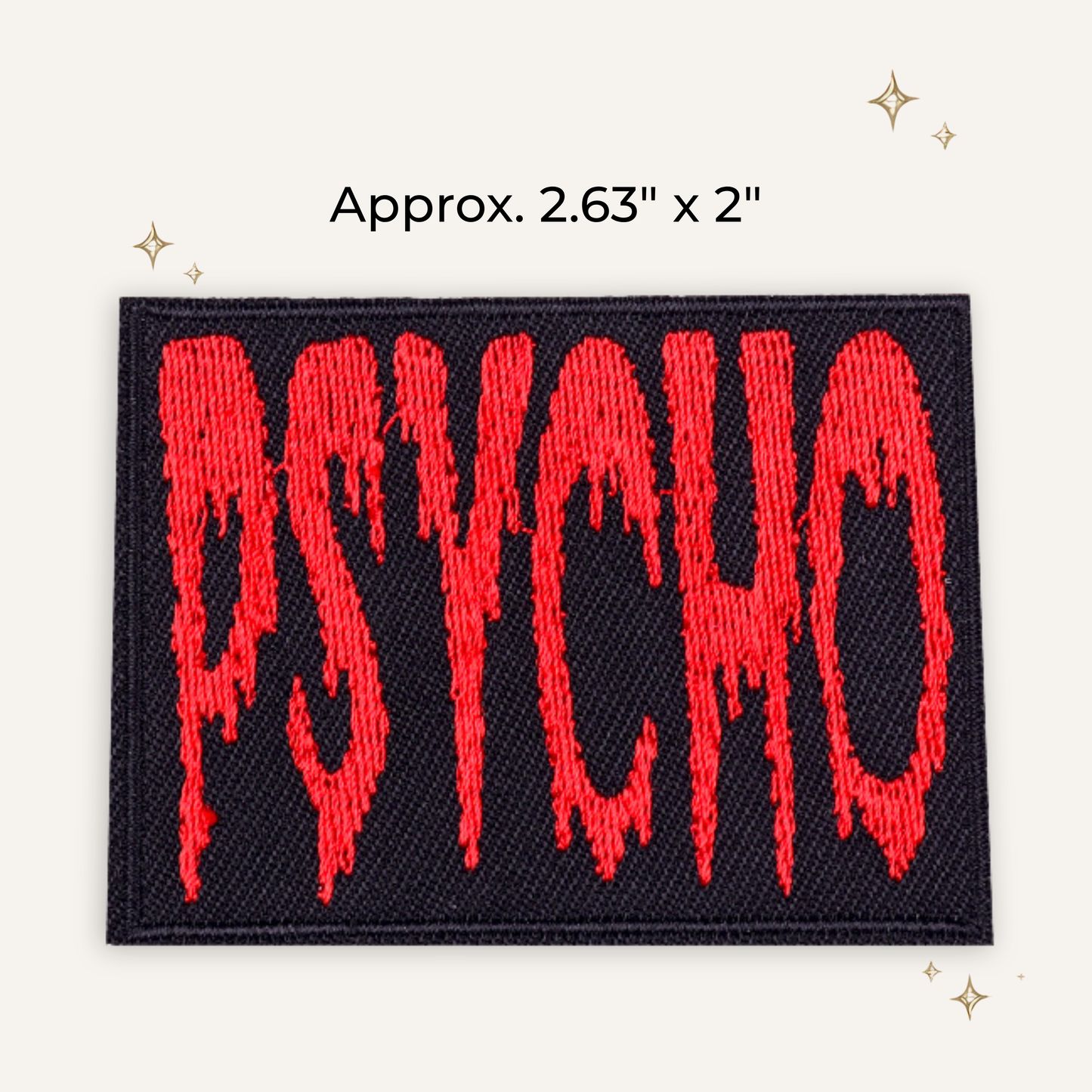 Psycho Embroidered Patch