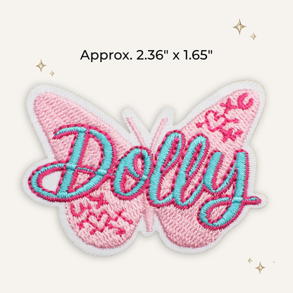 Dolly Butterfly Embroidered Patch