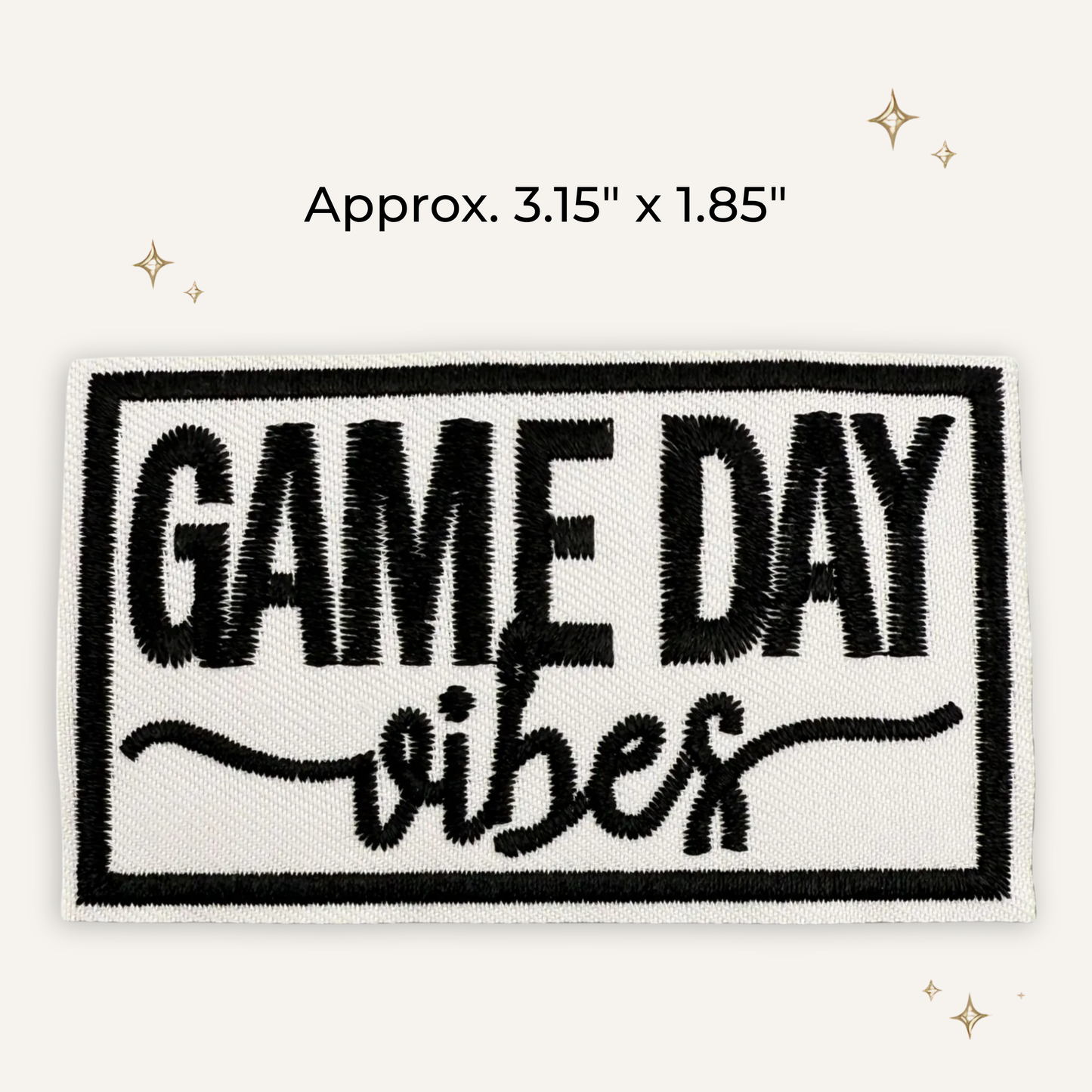 Game Day Vibes Embroidered Patch