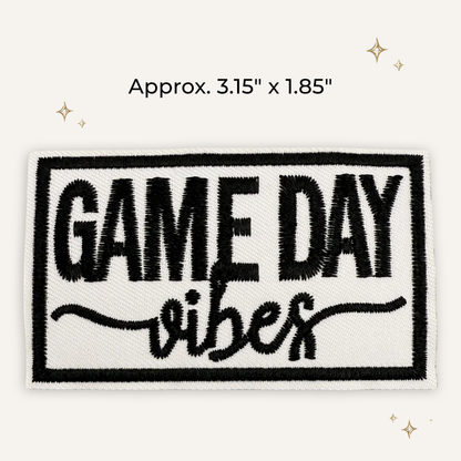 Game Day Vibes Embroidered Patch