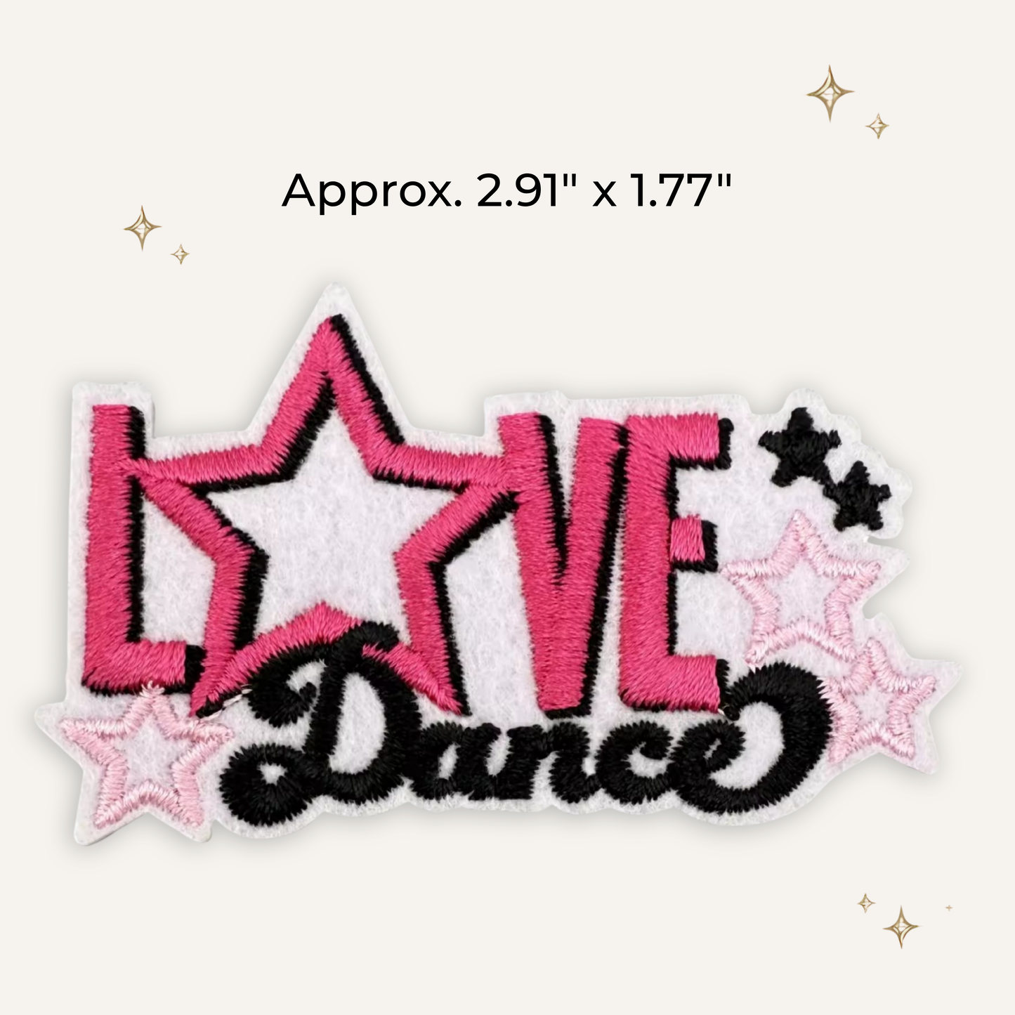 Love Dance Embroidered Patch
