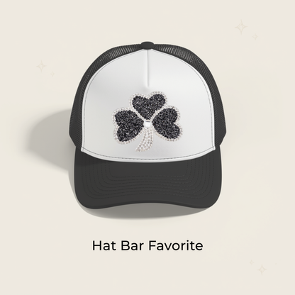 Black Clover Rhinestone Patch- RTS