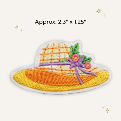 Garden Hat Embroidered Patch- RTS