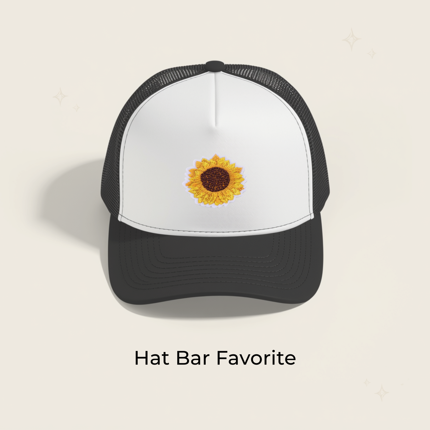 Sunflower 2 Embroidered Patch- RTS