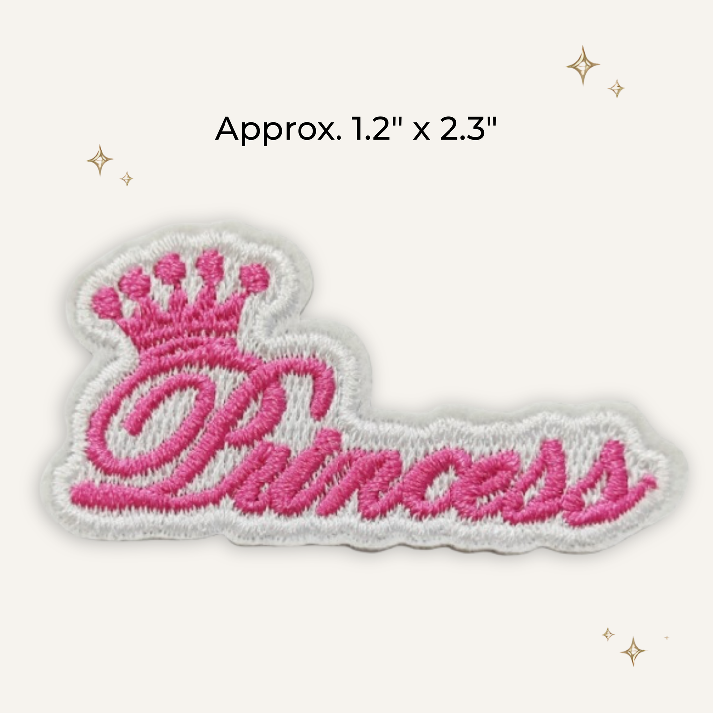 Princess Embroidered Patch- RTS