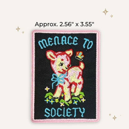 Menace to Society Cutie Embroidered Patch